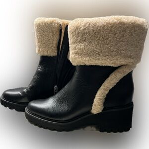 Dolce Vita Hug H2O Wedge shearling lined boots 6.5